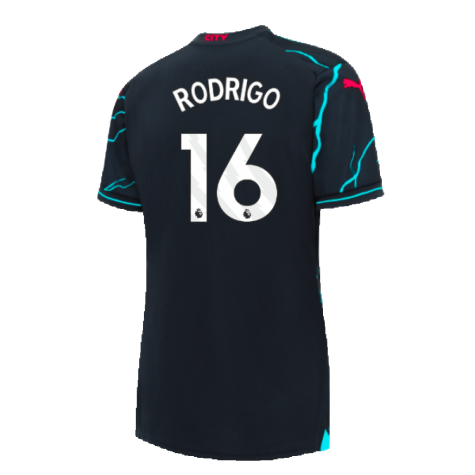 2023-2024 Man City Third Shirt (Ladies) (RODRIGO 16)