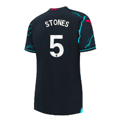 2023-2024 Man City Third Shirt (Ladies) (STONES 5)