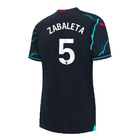 2023-2024 Man City Third Shirt (Ladies) (ZABALETA 5)