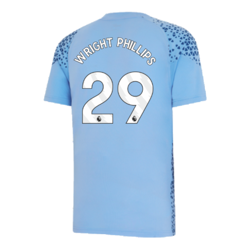 2023-2024 Man City Training Jersey (Light Blue) - Kids (WRIGHT PHILLIPS 29)