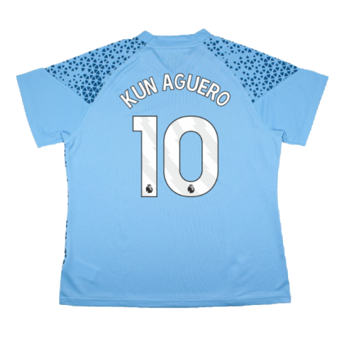 2023-2024 Man City Training Jersey (Light Blue) - Ladies (KUN AGUERO 10)