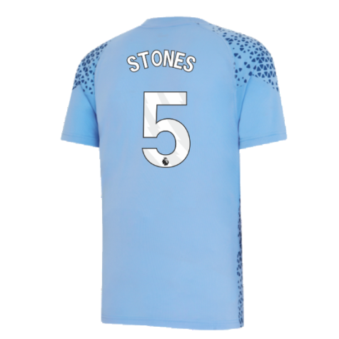 2023-2024 Man City Training Jersey (Light Blue) (STONES 5)