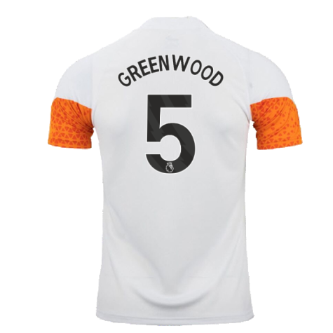 2023-2024 Man City Training Jersey (Marble) (Greenwood 5)