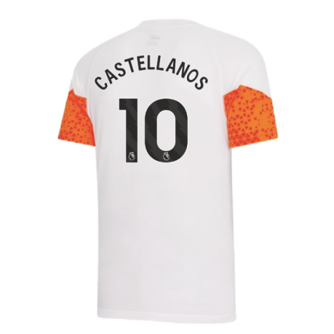 2023-2024 Man City Training Jersey (Marble) - Kids (Castellanos 10)