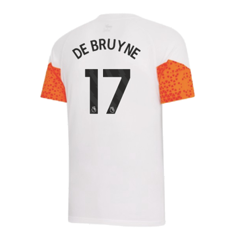 2023-2024 Man City Training Jersey (Marble) - Kids (DE BRUYNE 17)