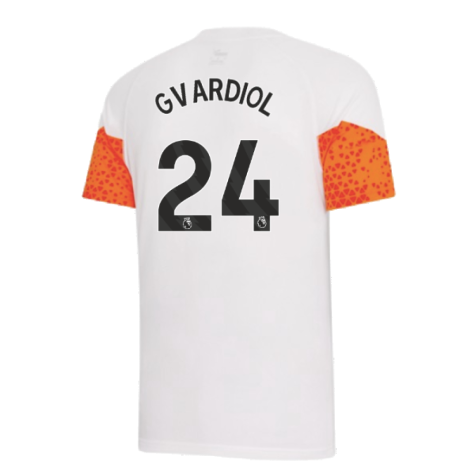 2023-2024 Man City Training Jersey (Marble) - Kids (Gvardiol 24)