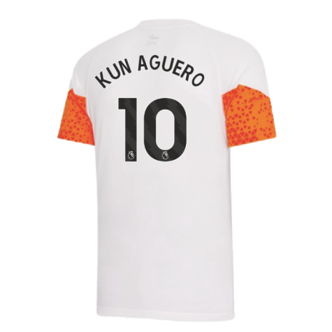 2023-2024 Man City Training Jersey (Marble) - Kids (KUN AGUERO 10)