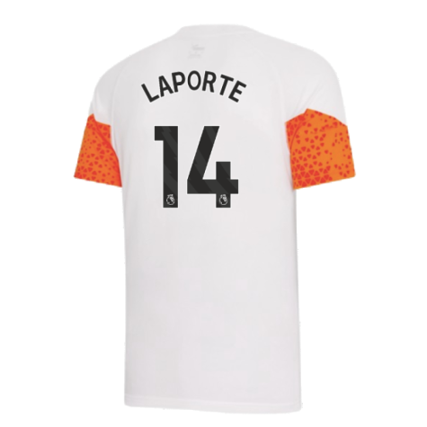 2023-2024 Man City Training Jersey (Marble) - Kids (LAPORTE 14)