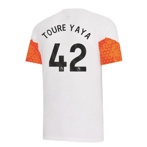 2023-2024 Man City Training Jersey (Marble) - Kids (TOURE YAYA 42)