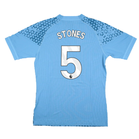 2023-2024 Man City Training Jersey Pro (Light Blue) (STONES 5)