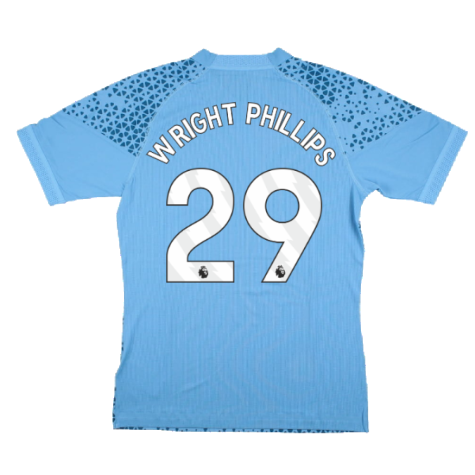 2023-2024 Man City Training Jersey Pro (Light Blue) (WRIGHT PHILLIPS 29)