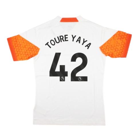 2023-2024 Man City Training Jersey Pro (Marble) (TOURE YAYA 42)