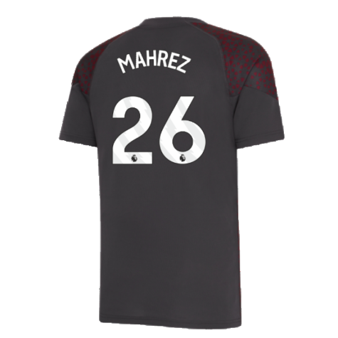 2023-2024 Man City Training Jersey (Strong Grey) - Kids (MAHREZ 26)