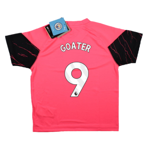 2023-2024 Man City Training Jersey (Sunset Glow) - Kids (GOATER 9)