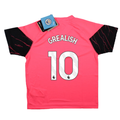 2023-2024 Man City Training Jersey (Sunset Glow) - Kids (GREALISH 10)