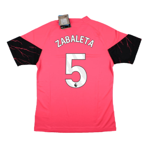 2023-2024 Man City Training Jersey (Sunset Glow) (ZABALETA 5)