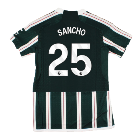 2023-2024 Man Utd Authentic Away Shirt (Ladies) (Sancho 25)