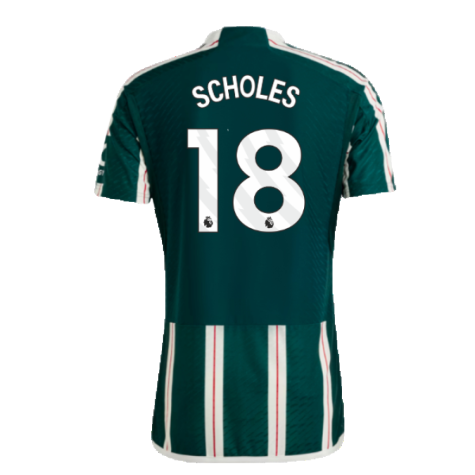 2023-2024 Man Utd Authentic Away Shirt (Scholes 18)