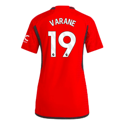 2023-2024 Man Utd Authentic Home Shirt (Ladies) (Varane 19)