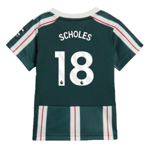 2023-2024 Man Utd Away Baby Kit (Scholes 18)