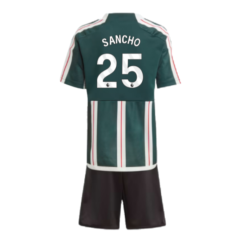 2023-2024 Man Utd Away Mini Kit (Sancho 25)