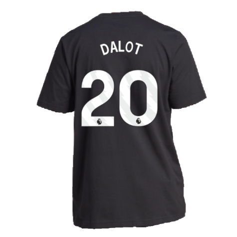 2023-2024 Man Utd DNA Graphic Tee (Black) (Dalot 20)