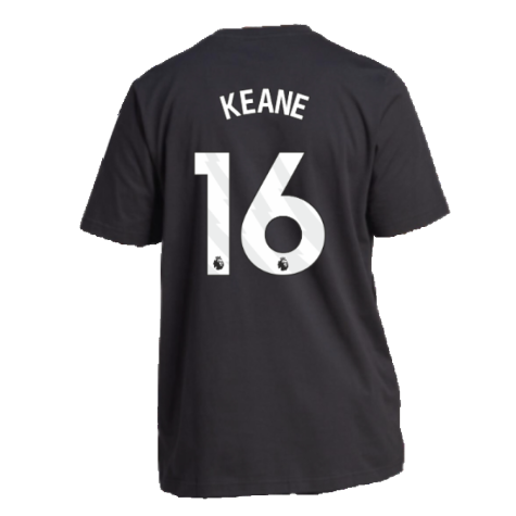 2023-2024 Man Utd DNA Graphic Tee (Black) (Keane 16)