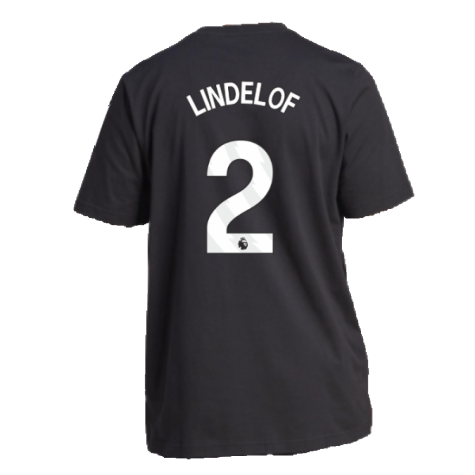 2023-2024 Man Utd DNA Graphic Tee (Black) (Lindelof 2)
