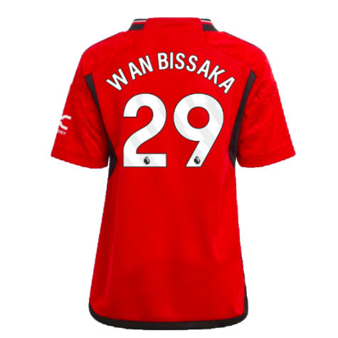 2023-2024 Man Utd Home Mini Kit (Wan Bissaka 29)