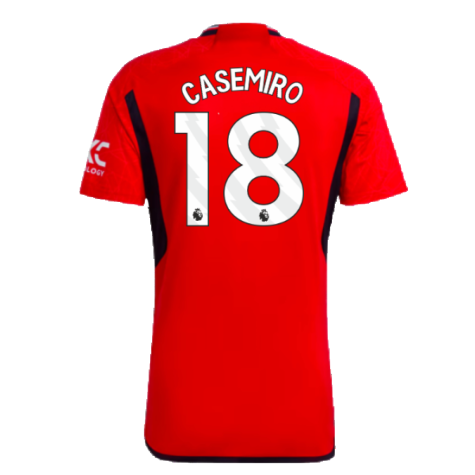 2023-2024 Man Utd Home Shirt (Casemiro 18)