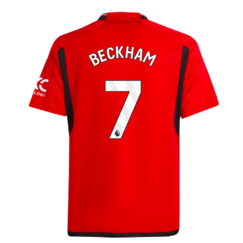 2023-2024 Man Utd Home Shirt (Kids) (Beckham 7)