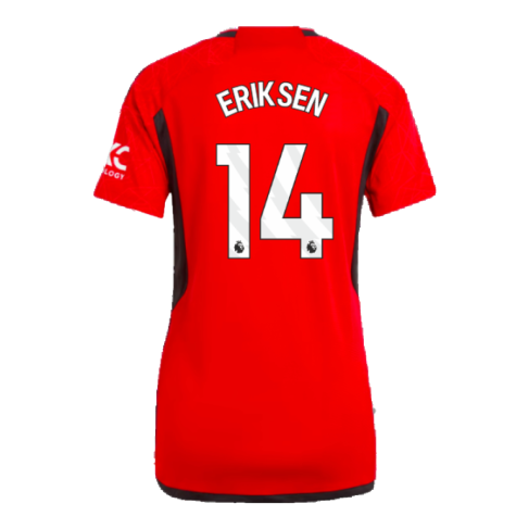 2023-2024 Man Utd Home Shirt (Ladies) (Eriksen 14)