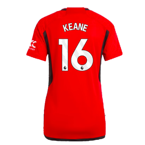 2023-2024 Man Utd Home Shirt (Ladies) (Keane 16)