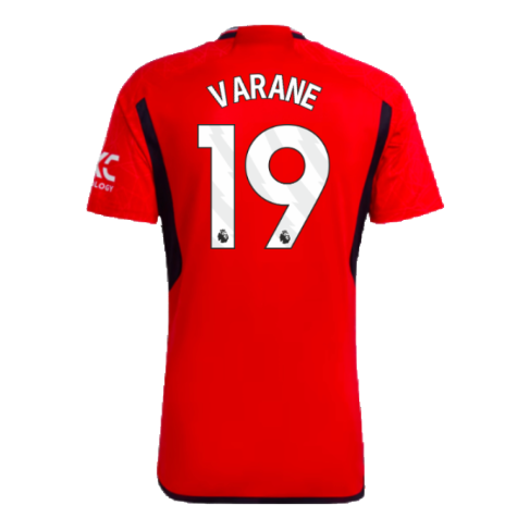 2023-2024 Man Utd Home Shirt (Varane 19)