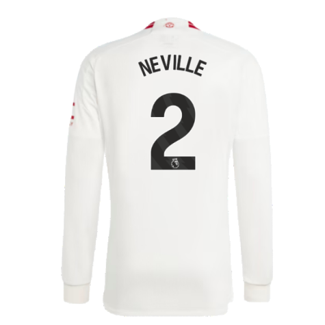 2023-2024 Man Utd Long Sleeve Third Shirt (Neville 2)