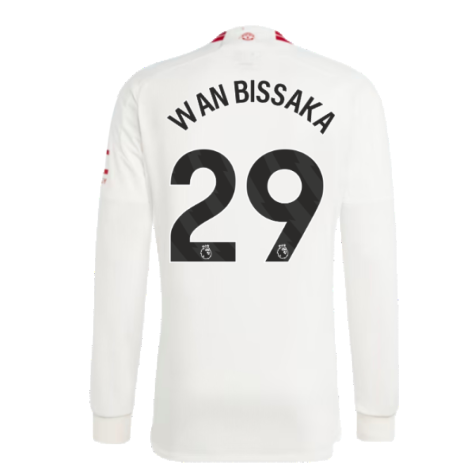 2023-2024 Man Utd Long Sleeve Third Shirt (Wan Bissaka 29)