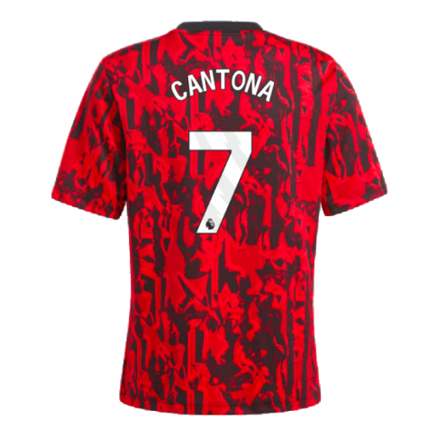 2023-2024 Man Utd Pre-Match Shirt (Red) - Kids (Cantona 7)