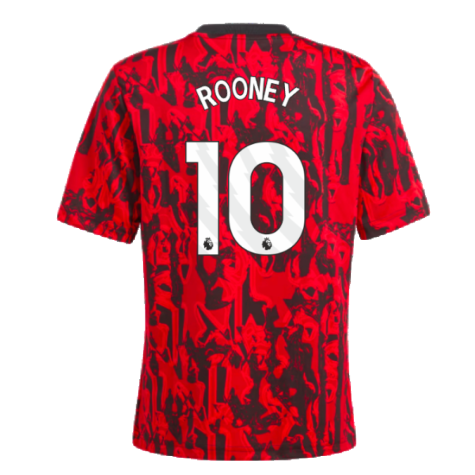 2023-2024 Man Utd Pre-Match Shirt (Red) - Kids (Rooney 10)