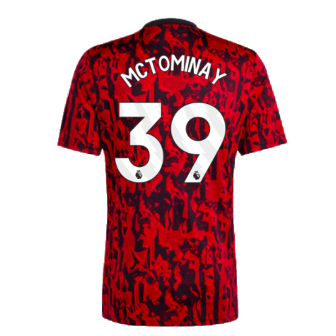 2023-2024 Man Utd Pre-Match Shirt (Red) (McTominay 39)