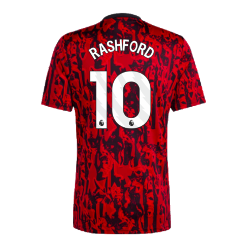 2023-2024 Man Utd Pre-Match Shirt (Red) (Rashford 10)