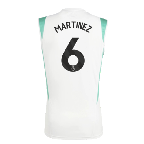 2023-2024 Man Utd Sleeveless Jersey (White) (Martinez 6)