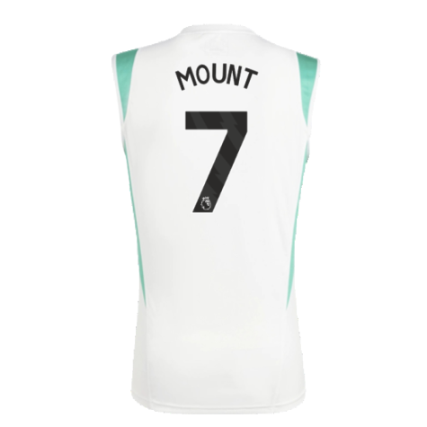 2023-2024 Man Utd Sleeveless Jersey (White) (Mount 7)