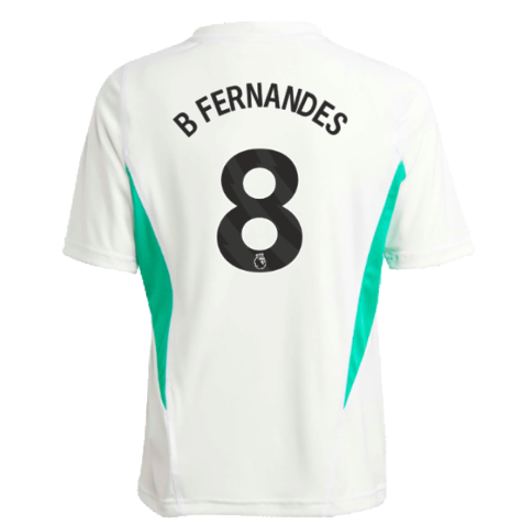 2023-2024 Man Utd Training Jersey (White) - Kids (B Fernandes 8)