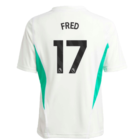 2023-2024 Man Utd Training Jersey (White) - Kids (Fred 17)