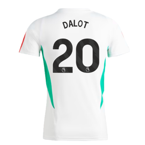 2023-2024 Man Utd Training Jersey (White) - Ladies (Dalot 20)