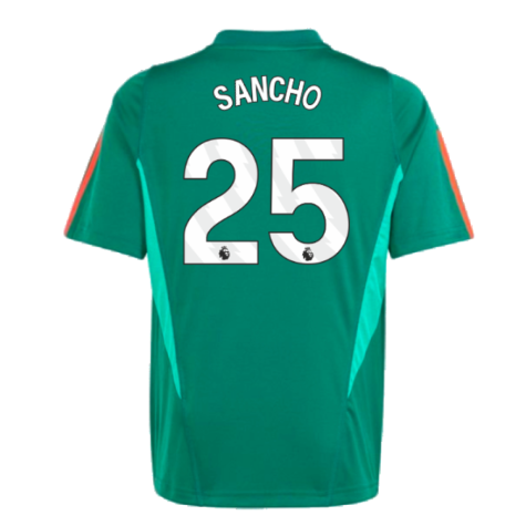 2023-2024 Man Utd Training Shirt (Green) - Kids (Sancho 25)