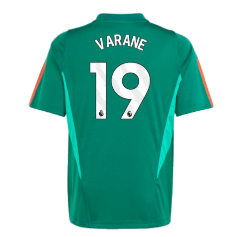 2023-2024 Man Utd Training Shirt (Green) - Kids (Varane 19)