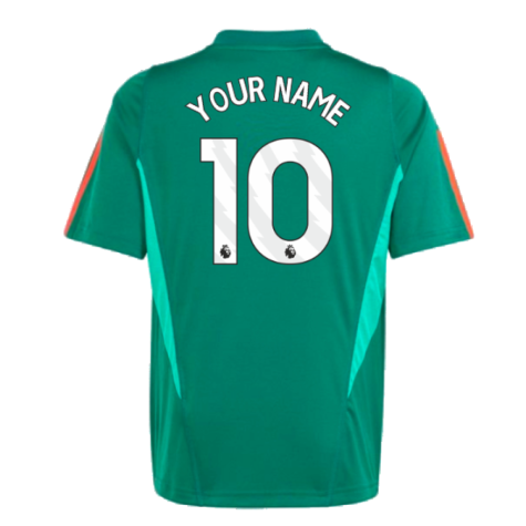 2023-2024 Man Utd Training Shirt (Green) - Kids (Your Name)