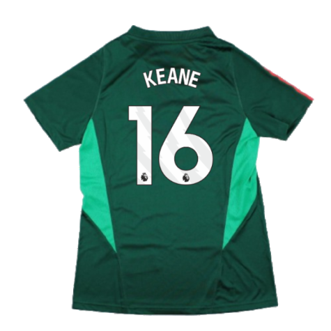 2023-2024 Man Utd Training Shirt (Green) - Ladies (Keane 16)