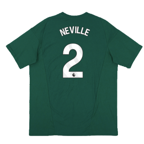 2023-2024 Man Utd Training Tee (Green) (Neville 2)